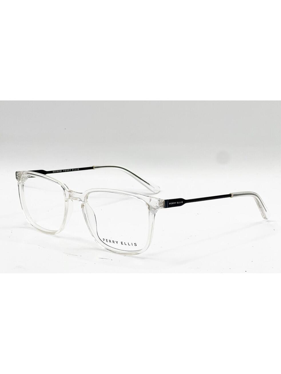 Perry Ellis Pe 423-2 Clear Crystal Authentic Eyeglasses 53-19-140